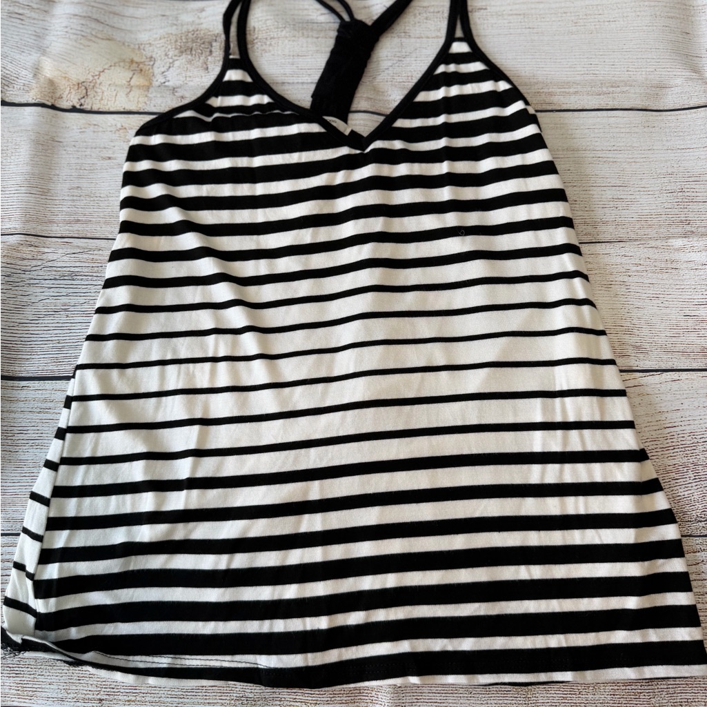 Maurices Black And White Striped Camisole
